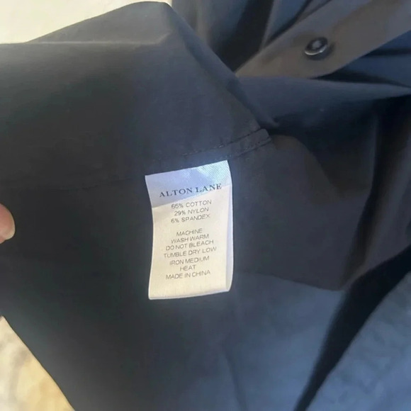 ALTON LANE men’s black shirt‎ size M - Picture 5 of 10